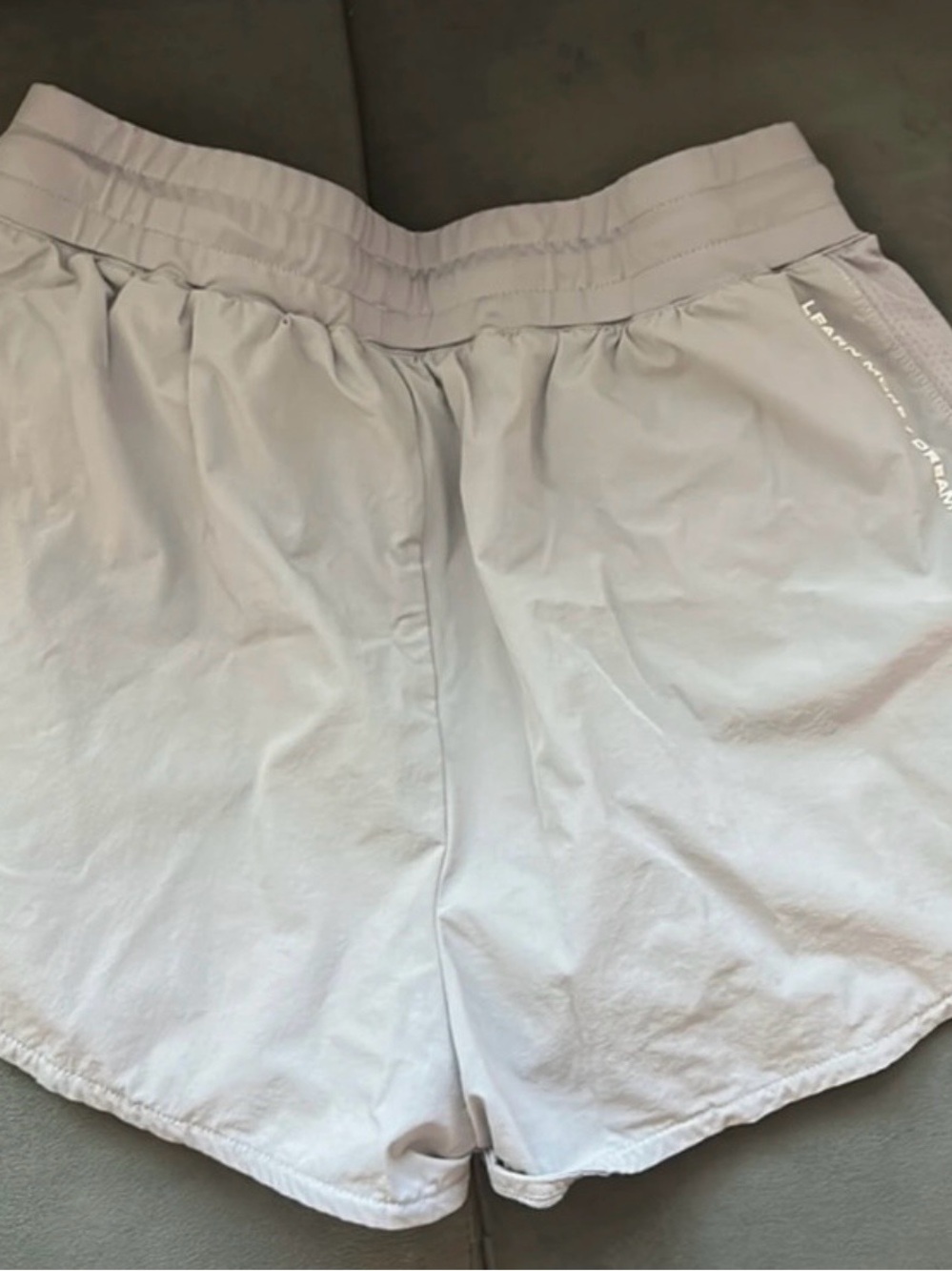 Alphalete Light Gray Performance Shorts - Picture 4 of 5